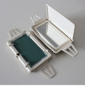 Resim Mercedes E W210 W211 Sağ&Sol Güneşlik Aynası (Kırık Beyaz Renk) 