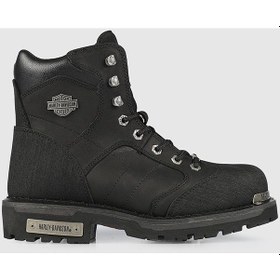 Resim Harley-davidson 025m100530 Clemente Erkek Bot - Siyah Deri-siyah Deri 