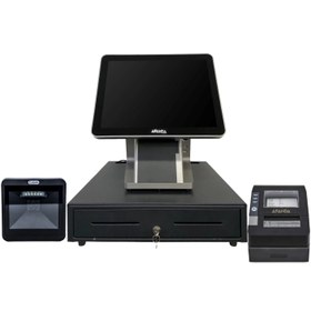 Resim Afanda Oscar i5 8/120 15.’ Dual Pos Pc- Barkod Okuyucu- Fiş Yazıcı- Çekmece Profesyonel Pos Pc Seti 