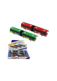 Resim Çek Bırak Körüklü Metal Otobüs Mavi 