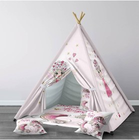 Resim instababyrooms Çocuk Oyun Çadırı Peri, Unicorn, Sihir Dijital Baskılı 