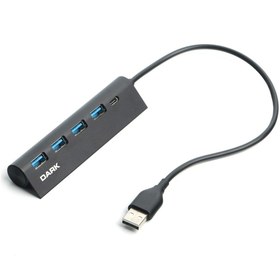 Resim Dark DK-AC-USB346 USB Type-A to 1xUSB-C Charge 4 Port USB2.0 HUB Dark DK-AC-USB346 USB Type-A to 1xUSB-C Charge 4 Port USB2.0 HUB