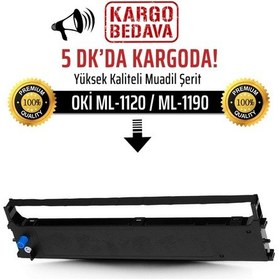 Resim Oki Ml-1120 / Ml-1190 Uyumlu Şerit 5'Li Paket / 43571803 