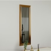 Resim MONEayna Tekli Gold Çerçeveli Konsol Ayna 30x90 Cm Pg005 
