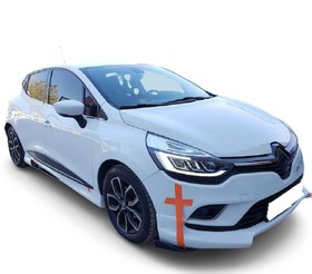 Resim Renault Clio 4 Custom Yan Marşpiyel (Plastik) 