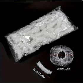 Resim Gateesat 100 Adet Yüksek Kaliteli Tek Kullanımlık Kulak Koruyucu - Duş, Boyama Ve Spa İçin Yumuşak Kulak Tıkacı 