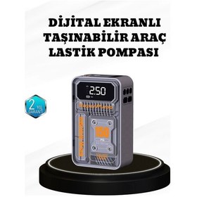 Resim Bfs 150 Psı Kablosuz Şarjlı Hava Pompası Led Ekranlı Ve Otomatik Kapanma Özellikli 