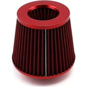 Resim Hightower Evrensel 76mm Kırmızı Soğuk Hava Emiş Filtre Kiti 7.7cm 