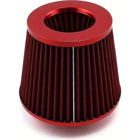 Resim Hightower Evrensel 76mm Kırmızı Soğuk Hava Emiş Filtre Kiti 7.7cm 