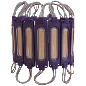 Resim Cob Led Modül Lensli 2 Watt 12 Volt Mor 10 Adet 