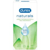 Resim Durex Naturals Kayganlaştırıcılı İnce Prezervatif 10'lu 