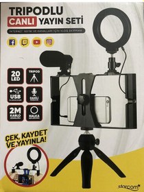 Resim Starcom Pu-480 Tripod Canlı Yayın Seti 