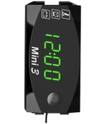Resim Motosiklet Dc 6 V-30 V 3 1 Dijital Zaman Saati + Termometre K14435-gr 