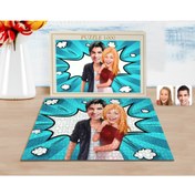 Resim Bk Gift Kişiye Özel Sevgililer Karikatürlü 1000 Parça Profesyonel Puzzle-90 