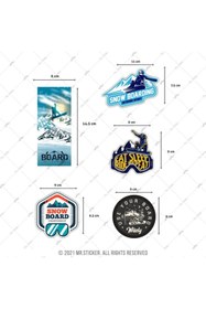 Resim Bay Etiket Hbgbdl2 Snowboard Sticker Seti 5 Parca 