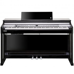 Resim Kurzweil CUPP1-BP Dijital Piyano (Siyah Lake) | Parlak Siyah Kaplama Lüks Görünüm 