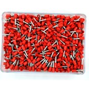 Resim 1,00MM² Kablo Yüksüğü Bakır Kırmızı Yüksük 1000 Adet Bakır Yüksük 