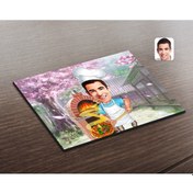 Resim Kişiye Özel Erkek Kebapçı Karikatürlü Ahşap Puzzle-1 