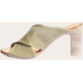 Resim Bueno Shoes Deri Kadın Topuklu Terlik 