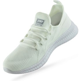 Resim 29752 Eva Hafif Taban Ortopedik Taban Erkek Spor Ayakkabı Tekstil Malzeme Jump Beyaz 