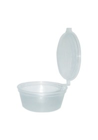 Resim Sert Plastik Kapaklı Sos Kabı 30 Cc - 50 Adet 