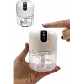 Resim Sepetopia Mini El Rondosu Şarjlı Doğrayıcı Taşınabilir Rondo Blender 250 ml 