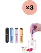 Resim Genel Markalar 3’lü Doldurulabilir Parfüm Şişesi – 5 ml | Renk Seçimiyle Kendi Tarzını Yarat 