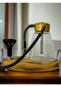 Resim Elenor Nd-010 Ahşap Sunum Nargile Takımı Wood Presentation Hookah 