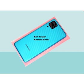 Resim Tkgz Samsung Galaxy Uyumlu M12 Full Kasa Arka Kapak Batarya Kapağı - Yeşil Çok Renkli 