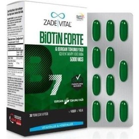 Resim Zade Vital Biotin Forte B7 30 Kapsül 