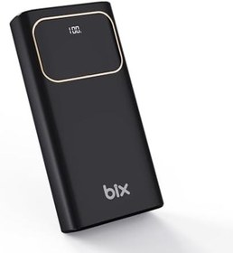 Resim Bix Pb303 30000mah 60w 2*usb Ve Type-c Pd Çıkışlı Hızlı Şarj Destekli Led Göstergeli Powerbank Siyah 