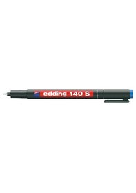 Resim Edding Asetat Kalemi Permanent S Seri 0.3 MM Mavi 140 S 10 Adet Mavi 