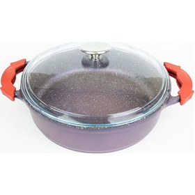 Resim Masterchef Aluminyum Döküm K.yarık Tencere 24 Cm Mor 