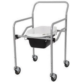 Resim Medikaltec Loco Kt 771 Katlanır Tekerlekli Banyo Tuvalet Sandalyesi 