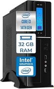 Resim Zetta Flex Pro 430X Intel Core I3 14100 32GB Ddr5 4tb SSD Freedos Sff Slim Masaüstü Bilgisayar ZET430X9562015 