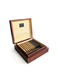 Resim Mezmob Masif Yerli Sedir Ağacı Humidor Puro Kutusu Küçük Boy 