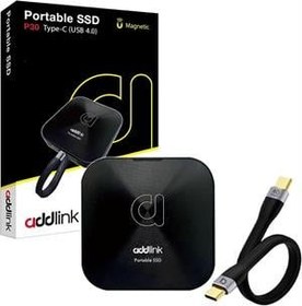 Resim Addlink P30 2TB 4000-3600 MB/s USB 4.0 (40Gbps) Type-C Portable Taşınabilir SSD AD2TBP30B4K 