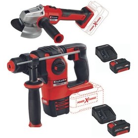 Resim Einhell Herocco Kırıcı Delici axxio 18/115 Q Avuç Taşlama 2x4.0ah 