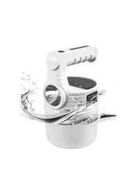 Resim Büro Ev Ofis Kamp Keyfi İçin 2000lm 5mod Solar Şarjlı Tuoch Led Lamba Açık Gri 