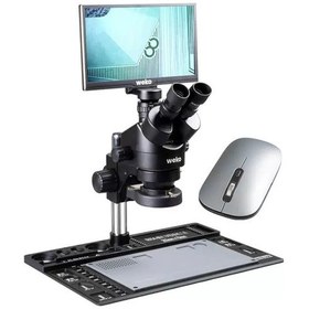Resim Weko Wk-22485 20-130x 28mp 60fps 11.6 Inch Dijital Büyüteç - Trinoküler Mikroskop 