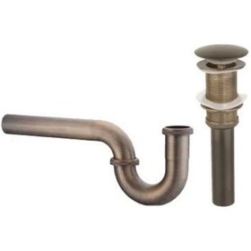 Resim Antik Lavabo Sifonu Pop Up Süzgeçli 