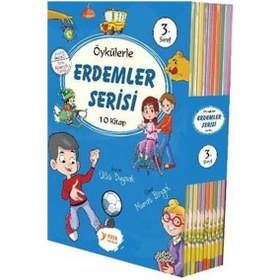 Resim 3.Sınıflar için Erdemler Serisi-10 Kitap Takım - Ülkü Duysak - Yuva 