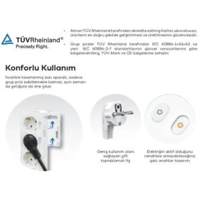 Resim Seldur Altılı Topraklı Grup Priz Klemensli Çk 