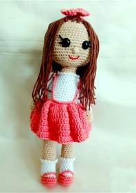 Resim TülaysHandCraft Amigurumi Buket Bebek Sağlıklı Oyuncak El Örgüsü 