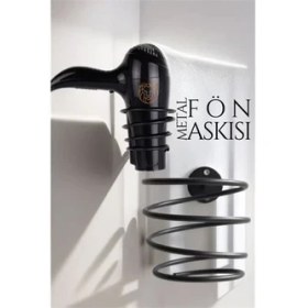 Resim Bfs Metal Fön Askısı Siyah 