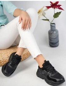 Resim Lambırlent 7288 Sneaker Unisex Spor Ayakkabı Siyah 