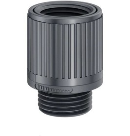 Resim Chuangyinshop Siyah 1 Adet Su Tasarruflu Döner Duş Akış Kısıtlayıcı Vana - Ayarlanabilir Basınç Kontrol Adaptörü 