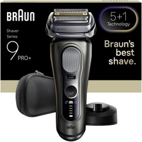 Resim Braun Series 9 PRO+ Elektrikli Tıraş Makinesi, Islak ve Kuru, Şarj Standı, 9615S 