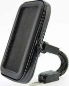 Resim Motosiklet Aynasına Monte Telefonu Tutucu Su Geçirmez Kılıf 135*7 