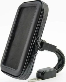 Resim Motosiklet Aynasına Monte Telefonu Tutucu Su Geçirmez Kılıf 135*7 